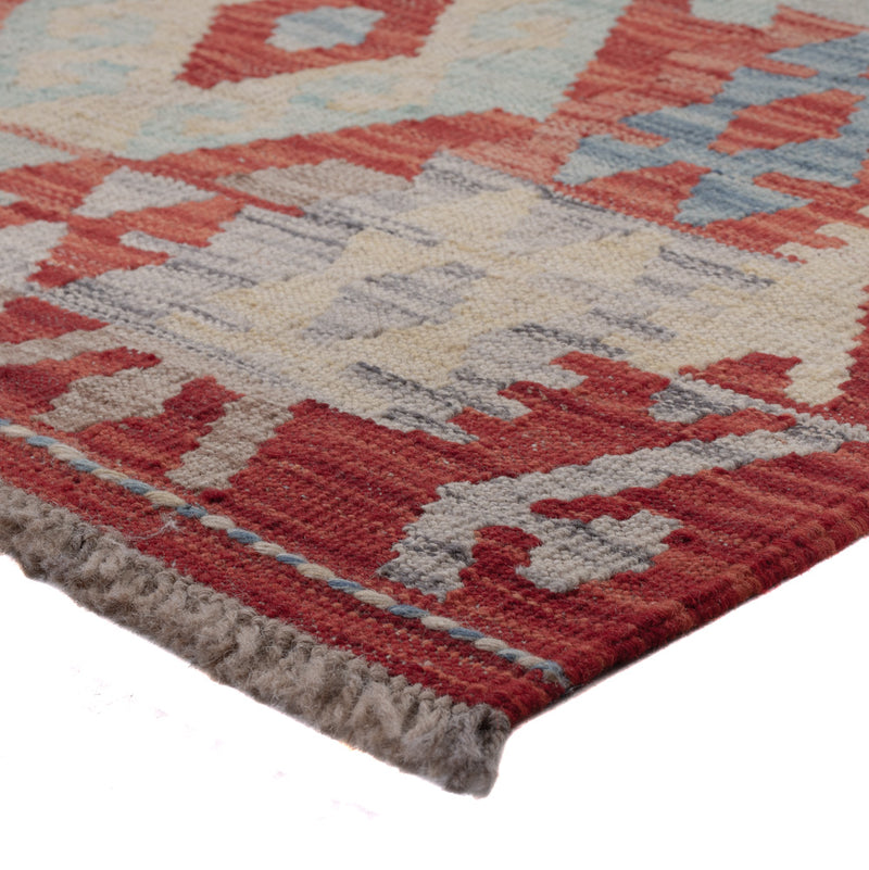 Runner Kelim Rug - Splash - 313 x 80 cm - multicolored