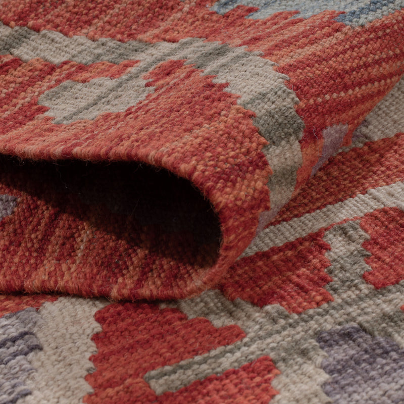 Runner Kelim Rug - Splash - 243 x 83 cm - multicolored