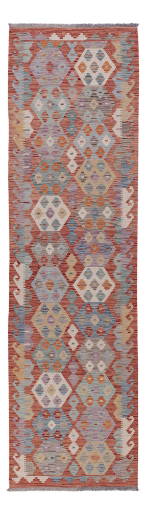 Runner Kelim Rug - Splash - 295 x 82 cm - multicolored