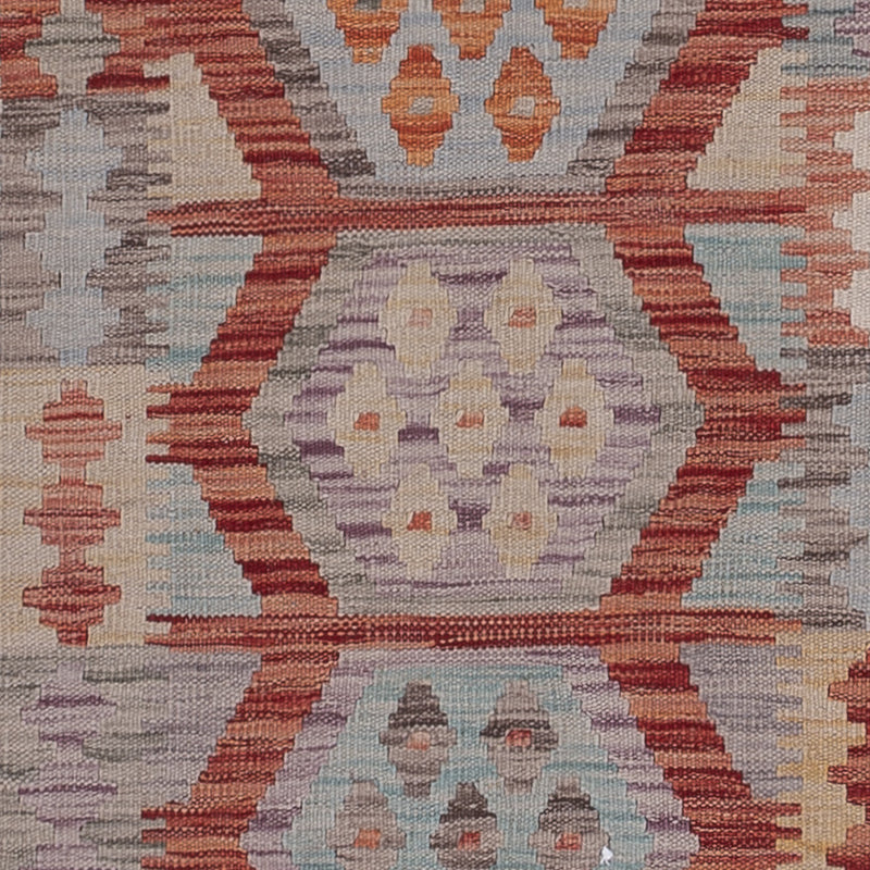 Runner Kelim Rug - Splash - 295 x 80 cm - multicolored