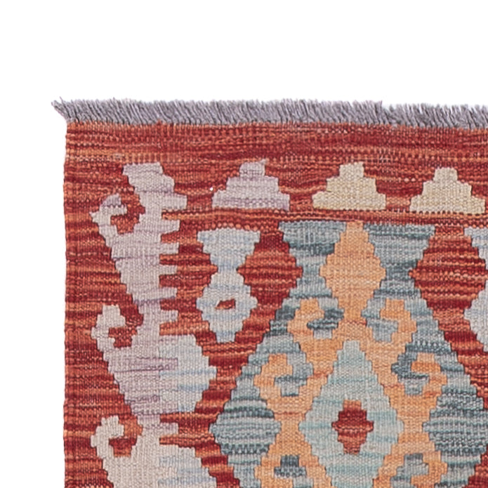 Runner Kelim Rug - Splash - 290 x 80 cm - multicolored