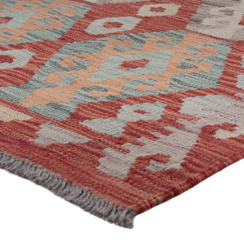 Runner Kelim Rug - Splash - 290 x 80 cm - multicolored