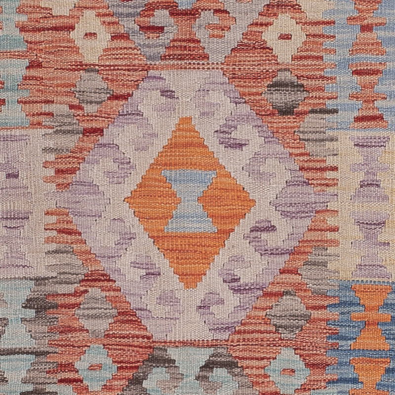 Runner Kelim Rug - Splash - 294 x 78 cm - multicolored