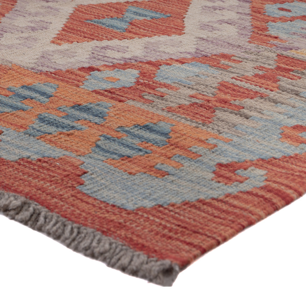Runner Kelim Rug - Splash - 294 x 78 cm - multicolored