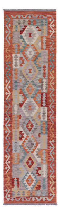 Runner Kelim Rug - Splash - 292 x 79 cm - multicolored