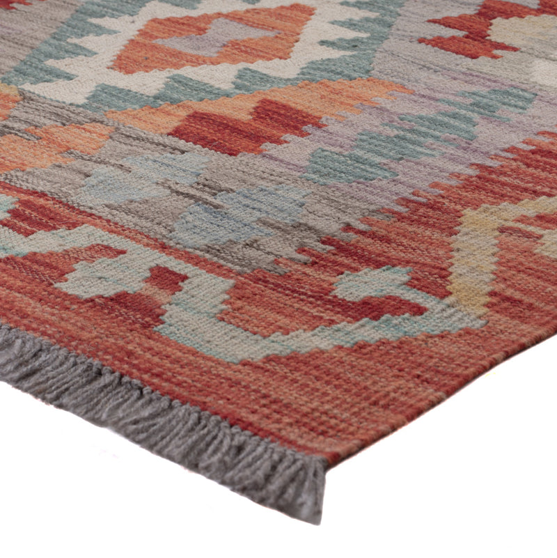 Runner Kelim Rug - Splash - 292 x 79 cm - multicolored