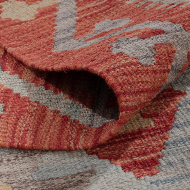 Runner Kelim Rug - Splash - 292 x 79 cm - multicolored