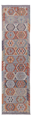 Runner Kelim Rug - Splash - 302 x 79 cm - multicolored
