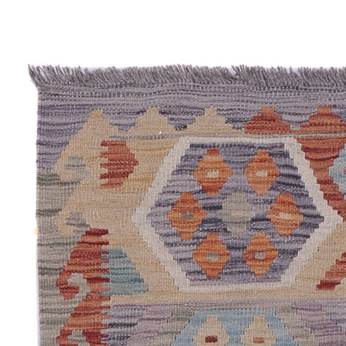 Runner Kelim Rug - Splash - 302 x 79 cm - multicolored