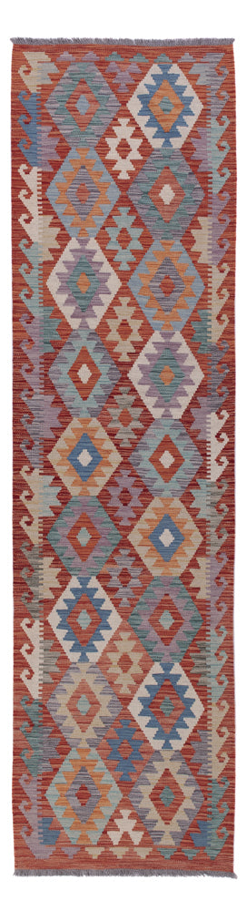Runner Kelim Rug - Splash - 299 x 83 cm - multicolored
