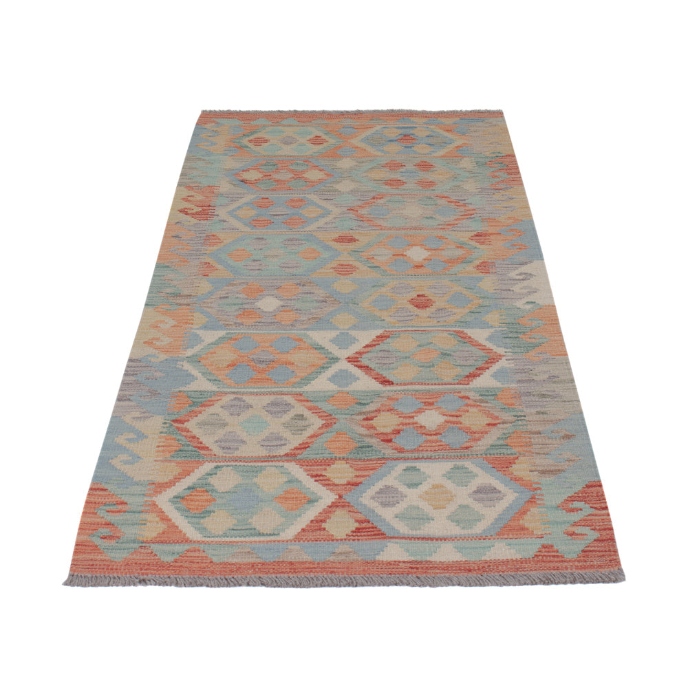 Runner Kelim Rug - Splash - 199 x 79 cm - multicolored