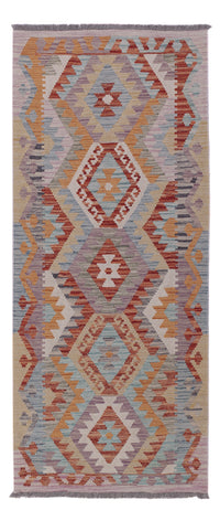 Runner Kelim Rug - Splash - 197 x 80 cm - multicolored
