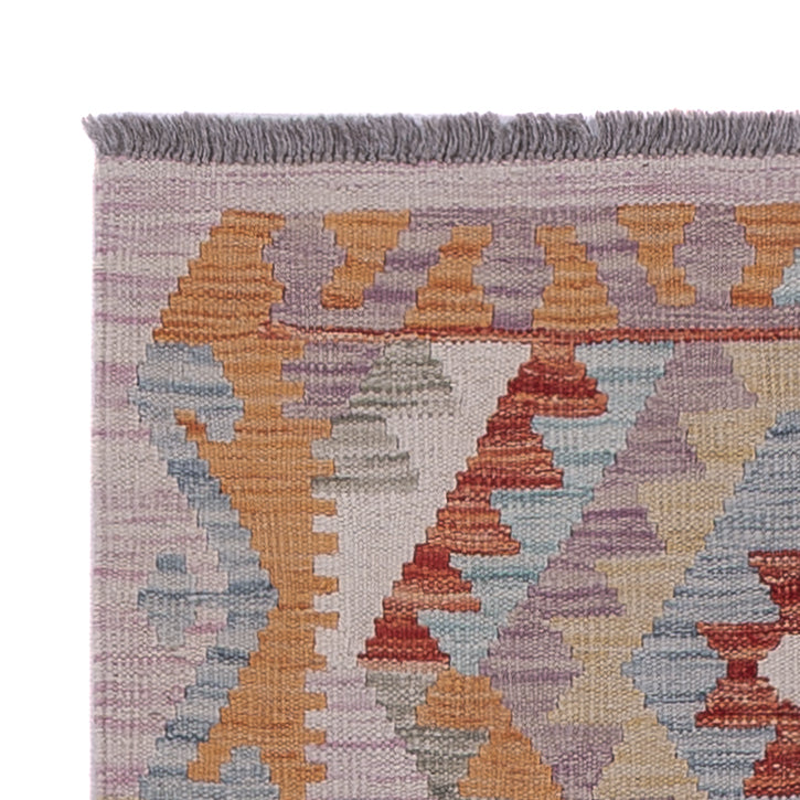 Runner Kelim Rug - Splash - 197 x 80 cm - multicolored