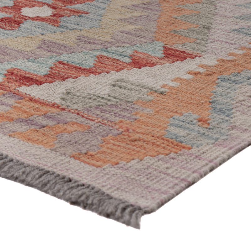 Runner Kelim Rug - Splash - 197 x 80 cm - multicolored