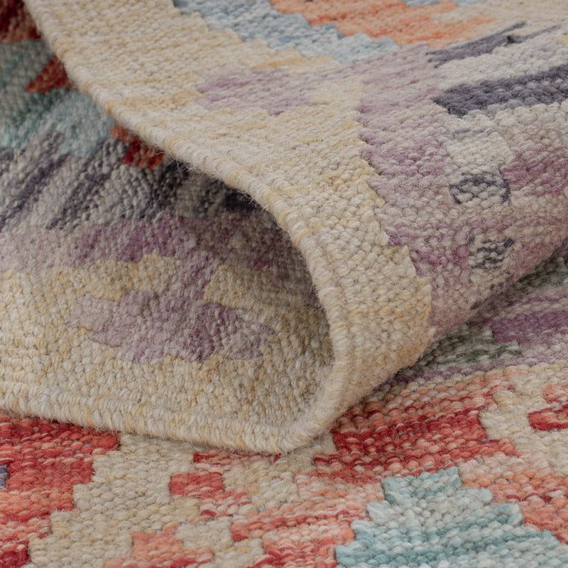 Runner Kelim Rug - Splash - 197 x 80 cm - multicolored