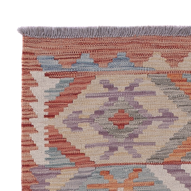 Runner Kelim Rug - Splash - 195 x 82 cm - multicolored