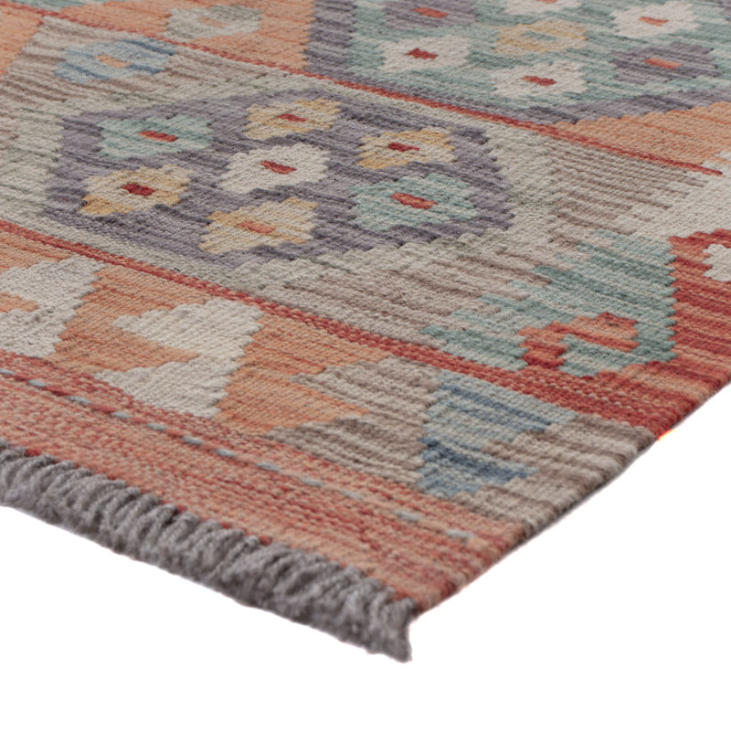 Runner Kelim Rug - Splash - 243 x 80 cm - multicolored