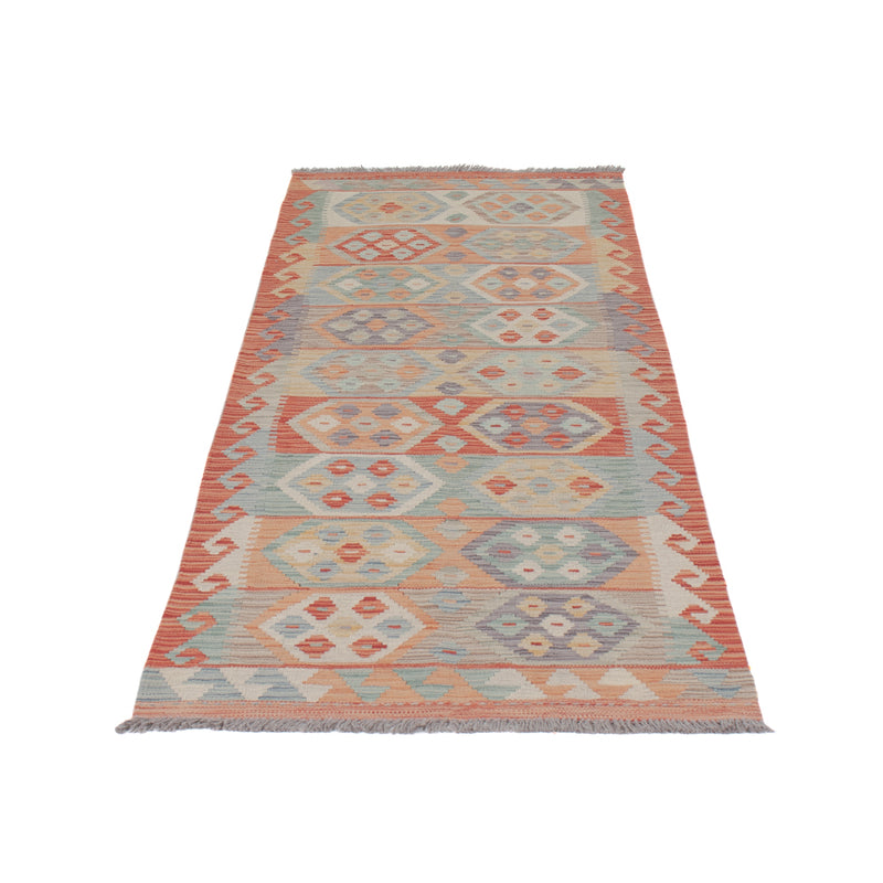 Runner Kelim Rug - Splash - 243 x 80 cm - multicolored