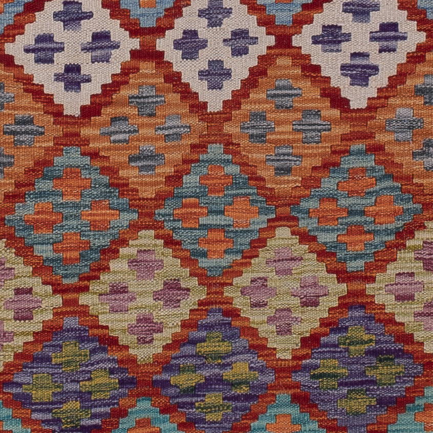 Runner Kelim Rug - Splash - 294 x 81 cm - multicolored