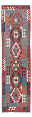 Runner Kelim Rug - Splash - 302 x 82 cm - multicolored