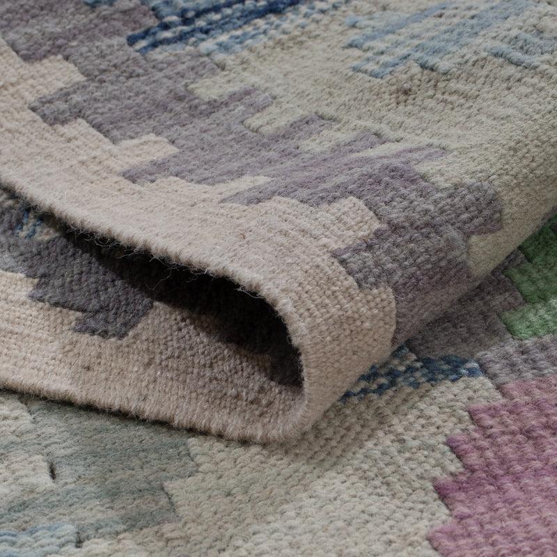 Runner Kelim Rug - Splash - 295 x 77 cm - multicolored