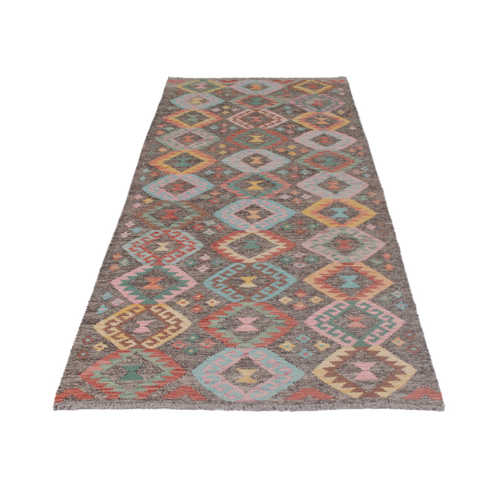 Runner Kelim Rug - Splash - 302 x 90 cm - multicolored