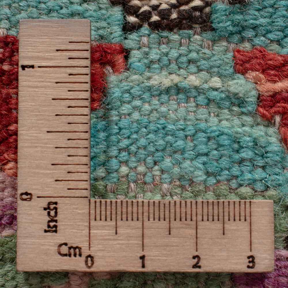 Runner Kelim Rug - Splash - 305 x 88 cm - multicolored