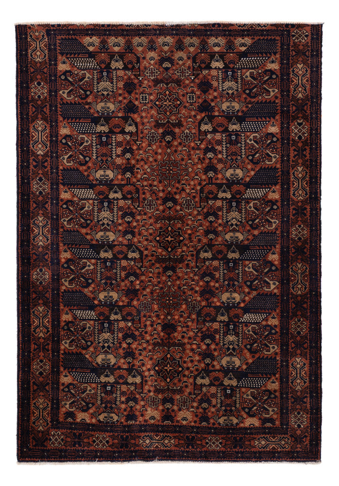 Belutsch Rug - 176 x 119 cm - dark red