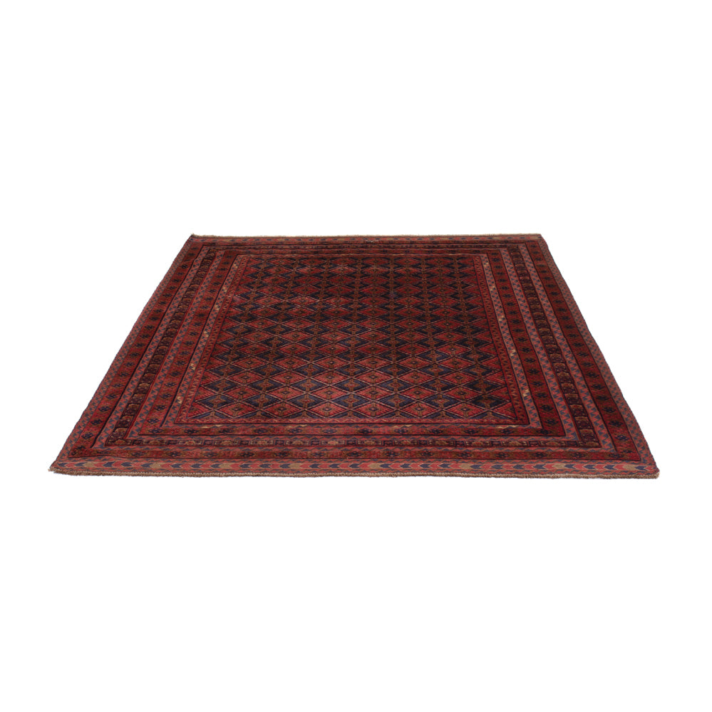 Kelim Rug - Oriental - 198 x 162 cm - dark red