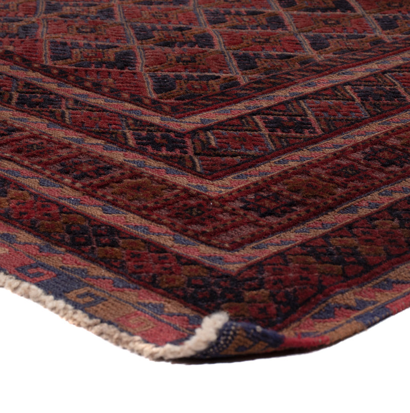 Kelim Rug - Oriental - 193 x 152 cm - dark red