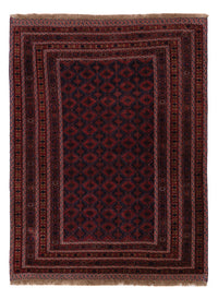 Kelim Rug - Oriental - 198 x 155 cm - dark red