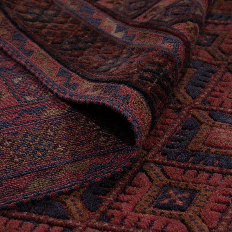 Kelim Rug - Oriental - 194 x 152 cm - dark red