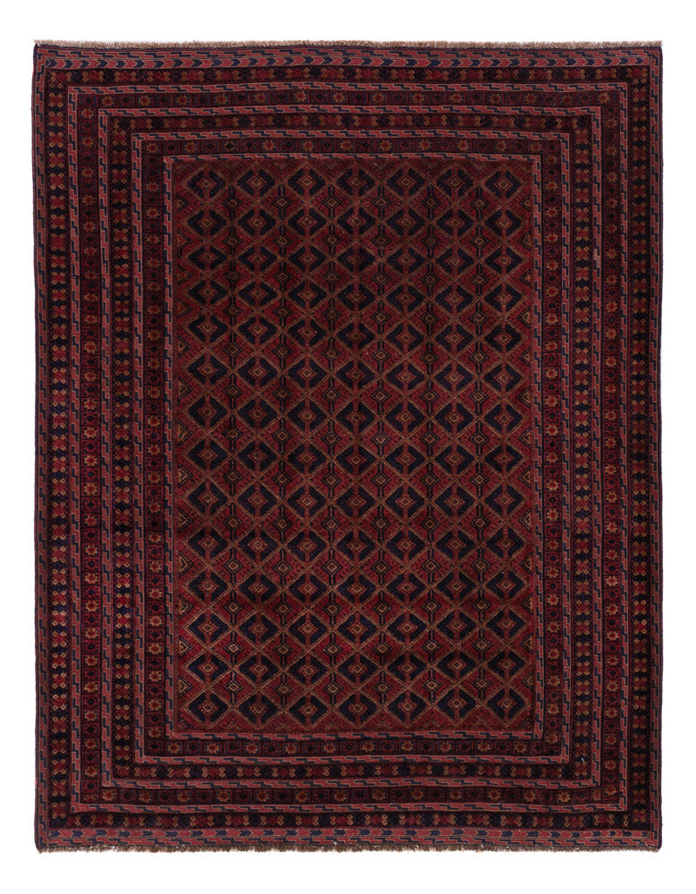 Kelim Rug - Oriental - 196 x 156 cm - dark red