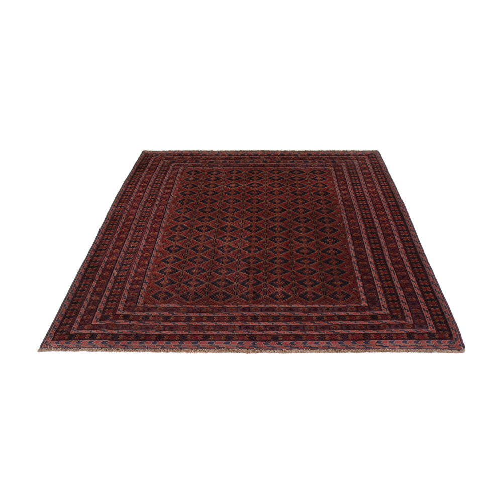 Kelim Rug - Oriental - 196 x 156 cm - dark red