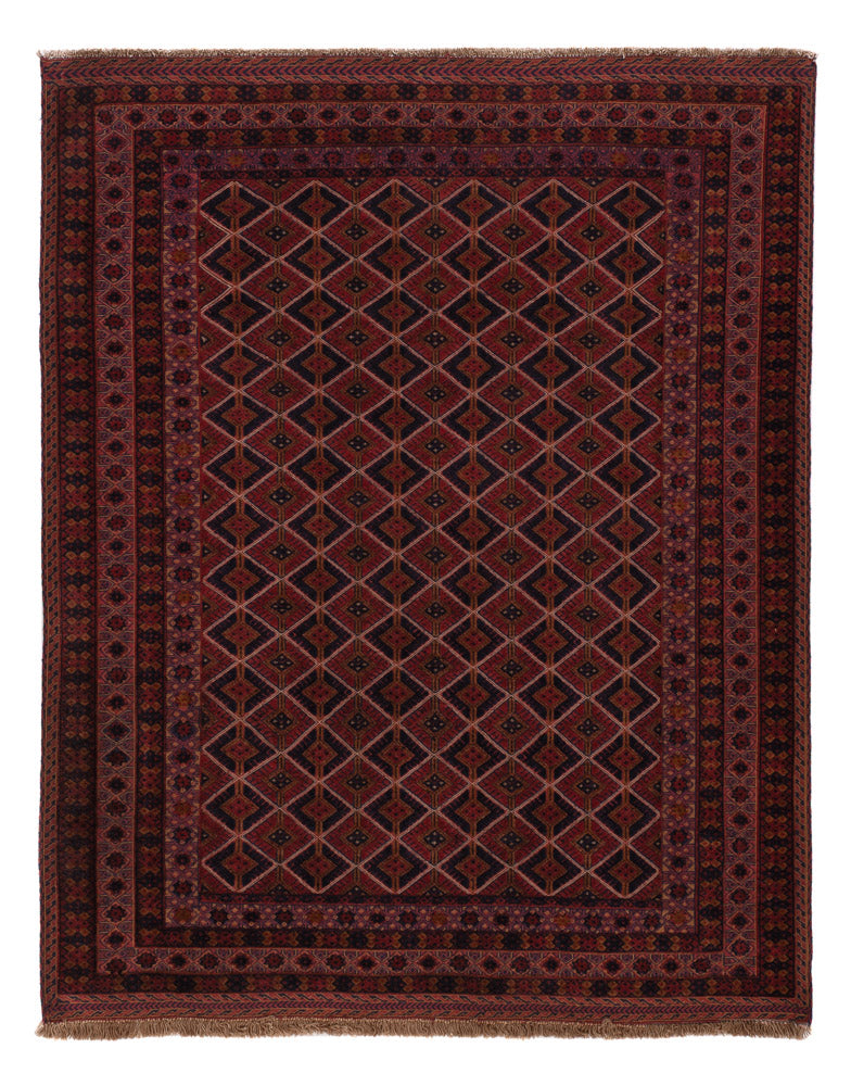 Kelim Rug - Oriental - 191 x 155 cm - dark red