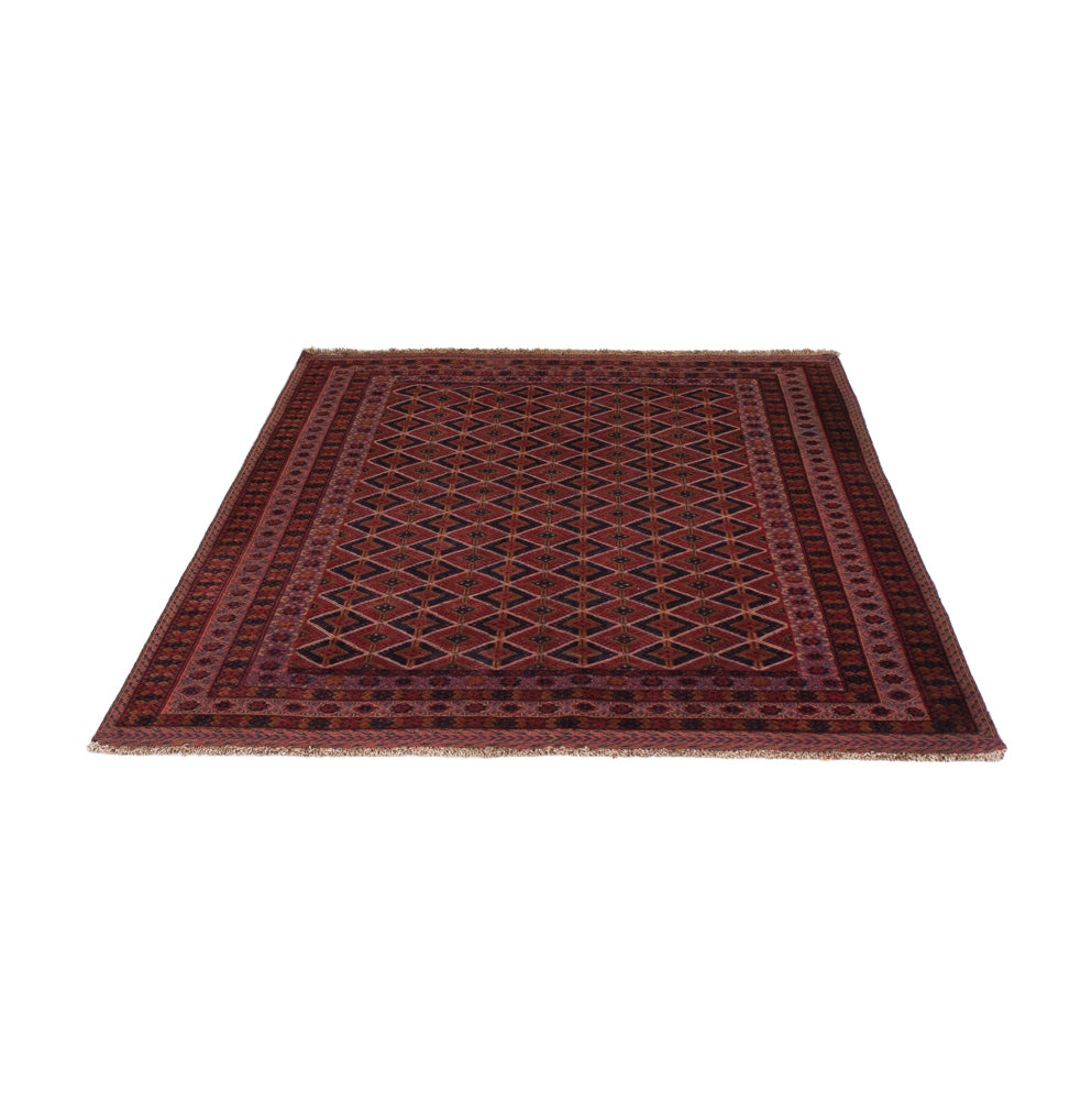Kelim Rug - Oriental - 191 x 155 cm - dark red