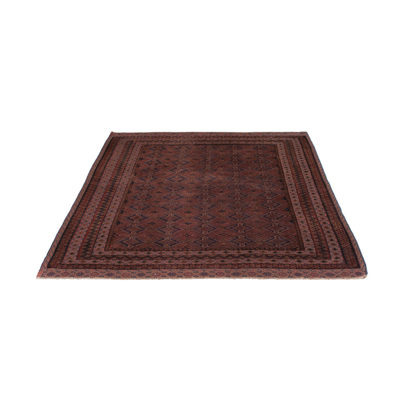 Kelim Rug - Oriental square  - 189 x 156 cm - dark red