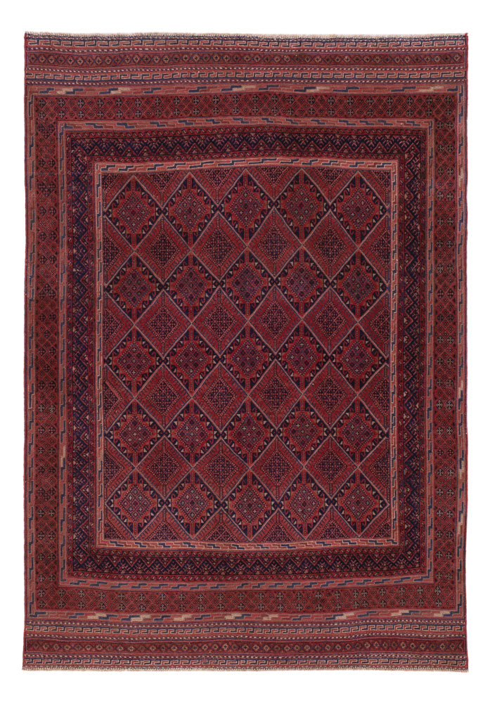 Kelim Rug - Oriental - 190 x 132 cm - dark red