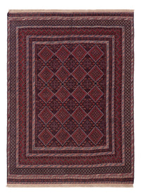 Kelim Rug - Oriental - 196 x 141 cm - dark red