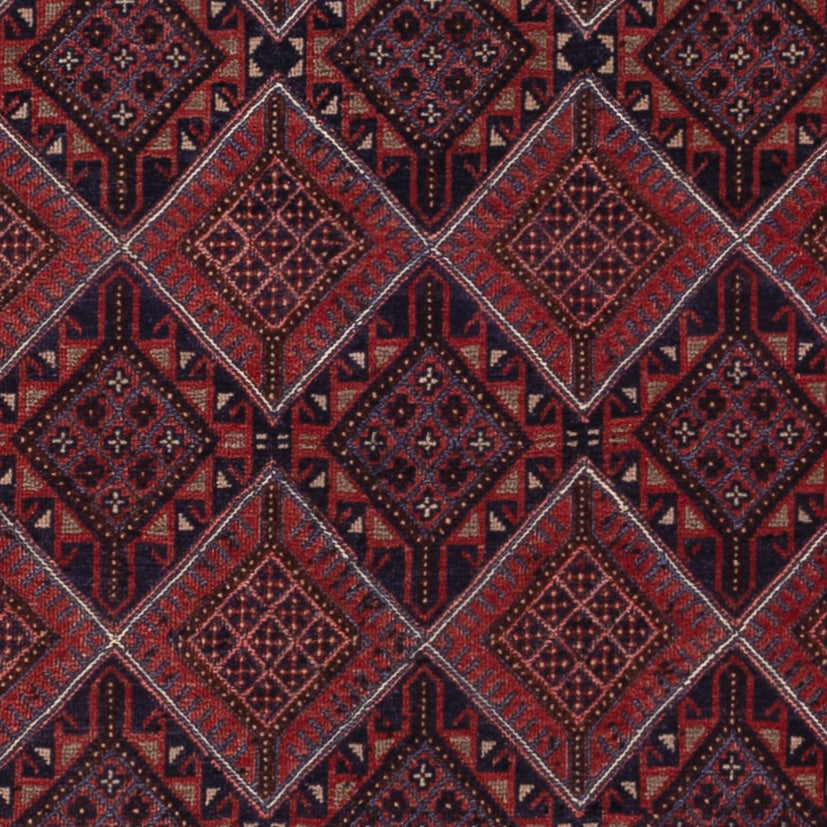 Kelim Rug - Oriental - 196 x 141 cm - dark red