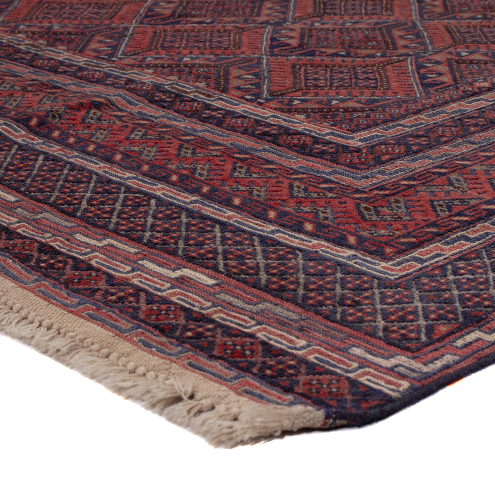 Kelim Rug - Oriental - 196 x 141 cm - dark red