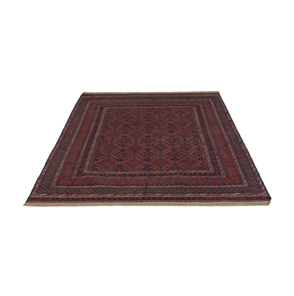 Kelim Rug - Oriental - 196 x 141 cm - dark red