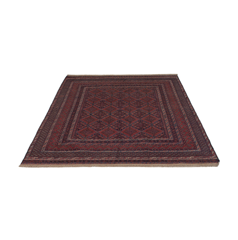 Kelim Rug - Oriental - 196 x 141 cm - dark red