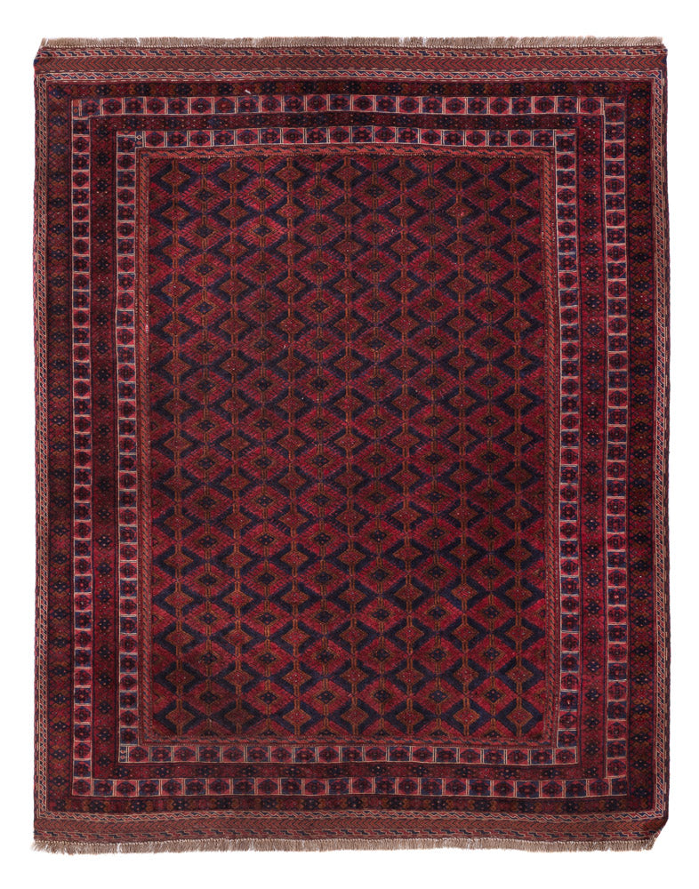 Kelim Rug - Oriental - 190 x 152 cm - dark red