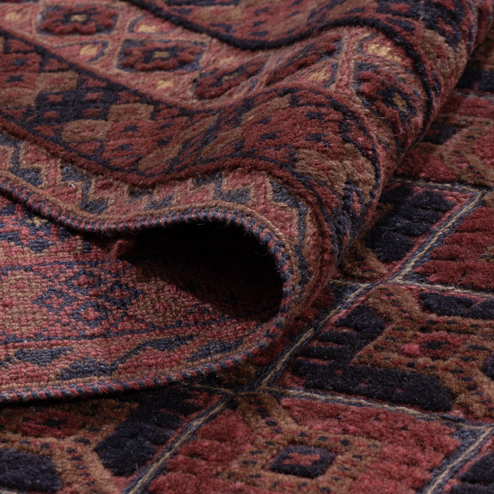 Kelim Rug - Oriental - 191 x 158 cm - dark red