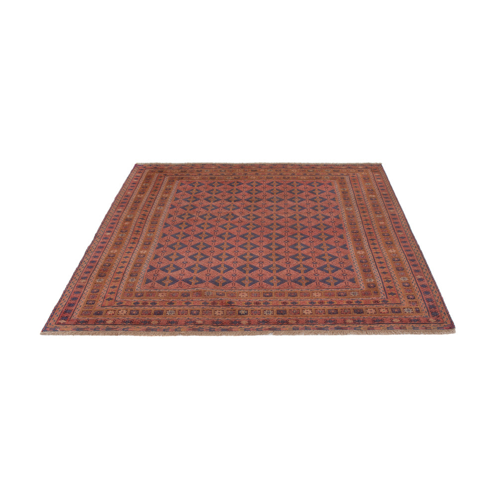 Kelim Rug - Oriental - 190 x 168 cm - dark red