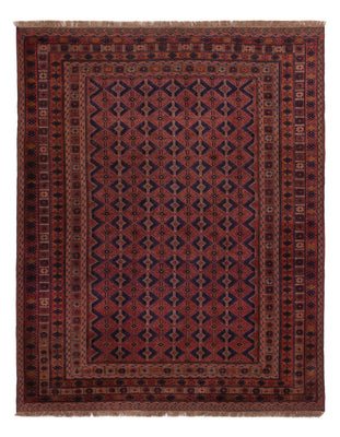 Kelim Rug - Oriental - 193 x 152 cm - dark red