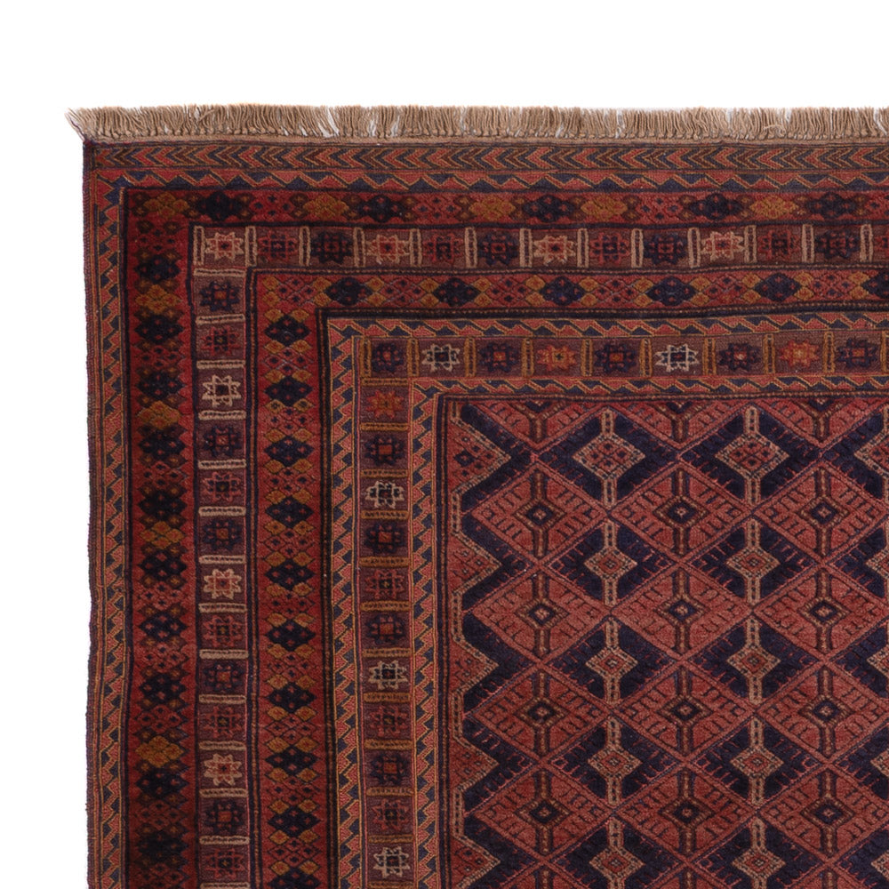 Kelim Rug - Oriental - 193 x 152 cm - dark red