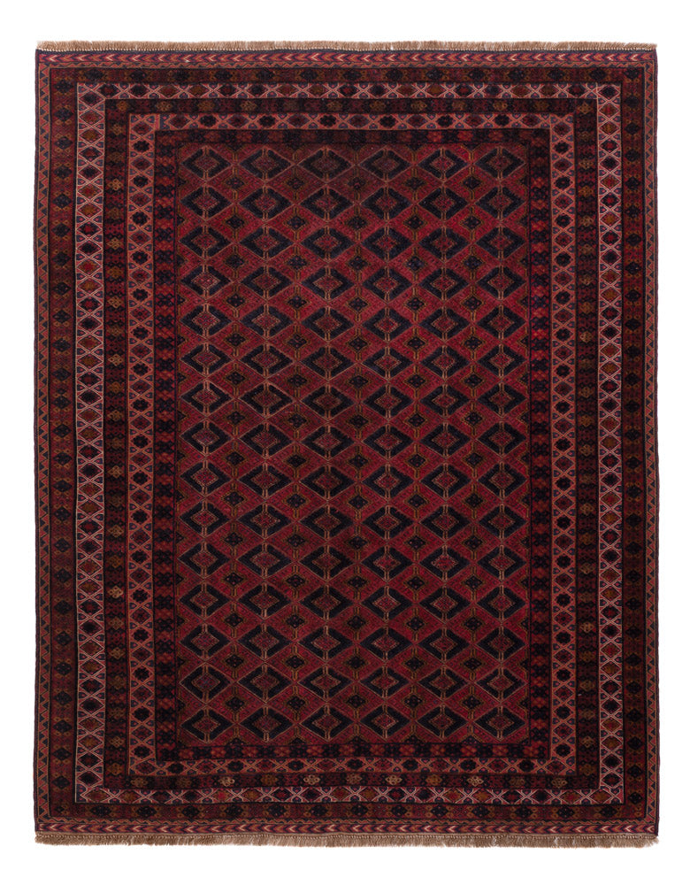 Kelim Rug - Oriental - 194 x 155 cm - dark red