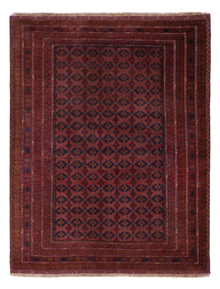 Kelim Rug - Oriental - 205 x 155 cm - dark red